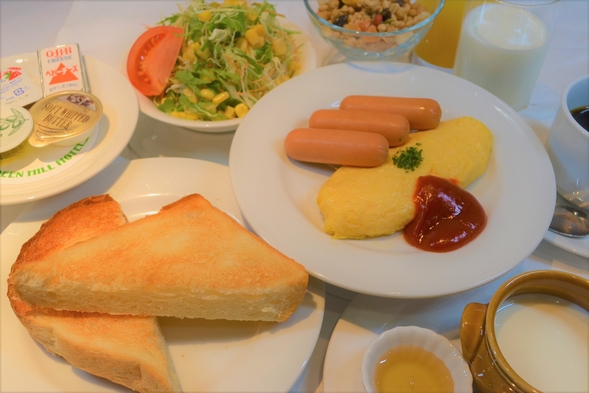 【パン朝食プラン】神戸ヘルシーモーニング☆イスズの食パンにバターとオリーブオイルを添えて【朝食付き】